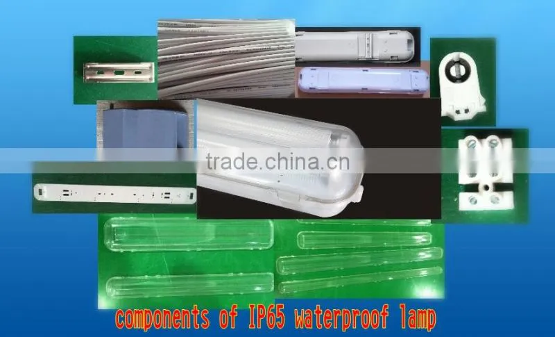 4 foot IP65 waterproof lighting fixture 2*36W