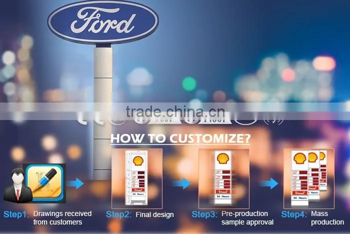Advertising Eletronic Totem Pylon Sign Design