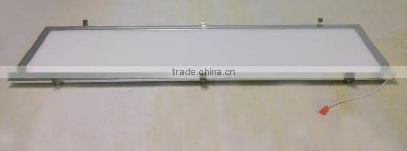 Silver AL frame super energy saving spring mounted 48w led panel 1200x30cm ceiling light