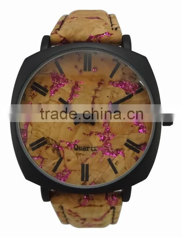 Natural Wooden Watch With High Quality And Fast Delivery Time,Custom Logo Watch pu leather strap