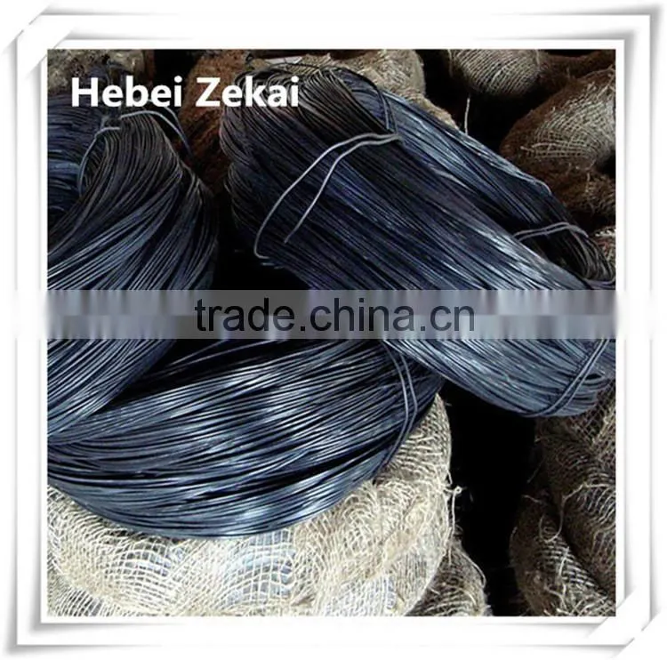 BWG 16 black annealed iron binding wire in hgh quality for export to India