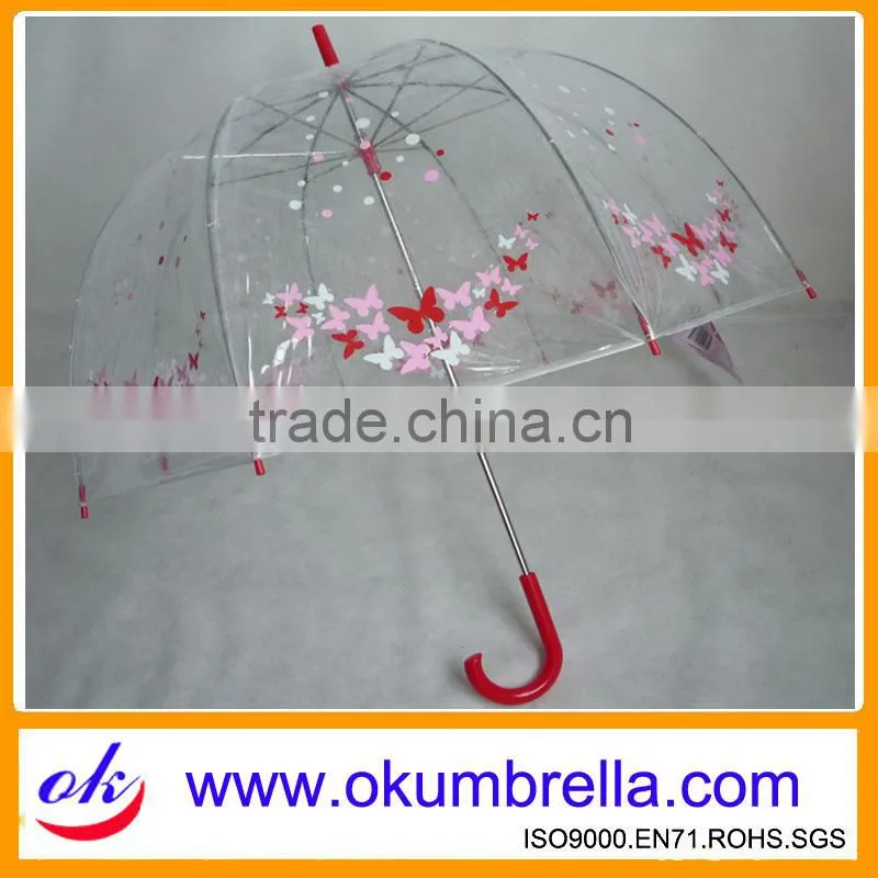 Hot Sale Custom Printing Transparent Kids Umbrella