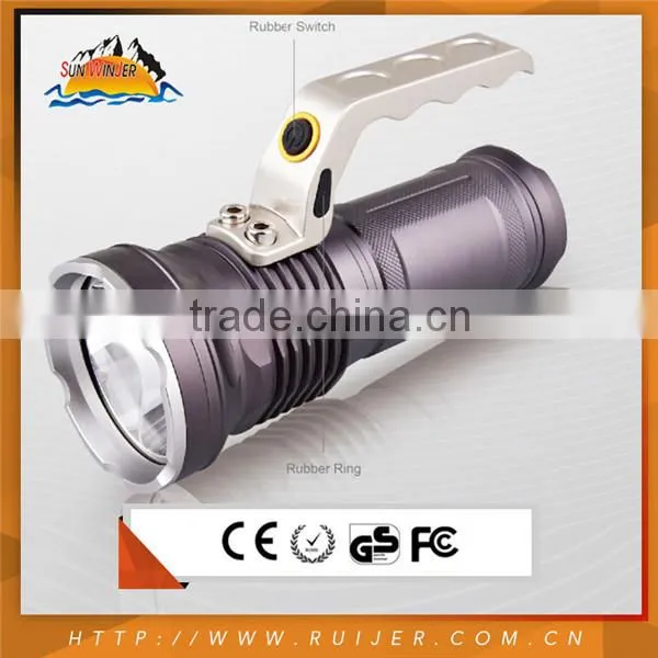 Beautiful Cool White High Power Beam 9 Volt Battery Led Flashlight