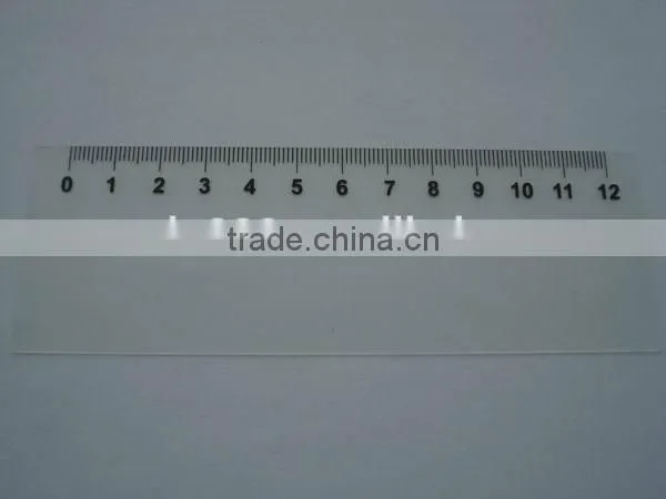 wholesale cheap 12cm plastic ruler for promotion