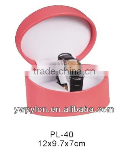 Pink leather gift box for femal watch