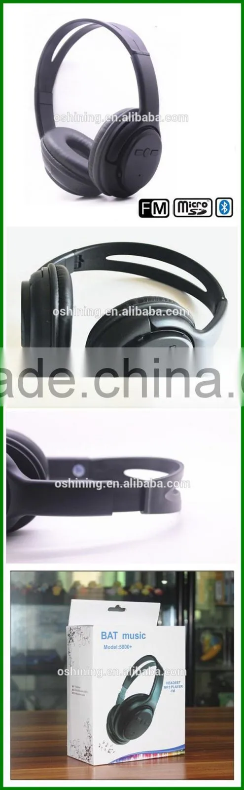 Sport style Wireless Bluetooth Headphone with TV MP3 Player(OS-5800+)