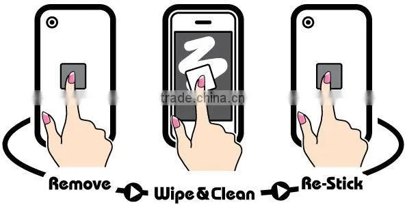 Mini PU phone sticky screen cleaner