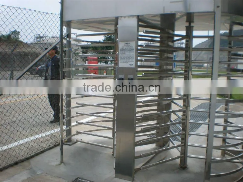304 Stainless steel half height manual turnstile, baffle gate turnstile