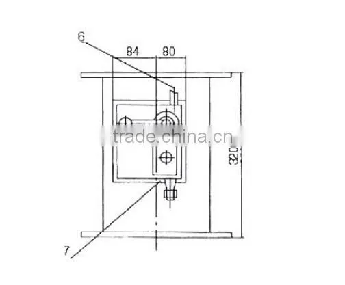 Marine electircal round fire damper