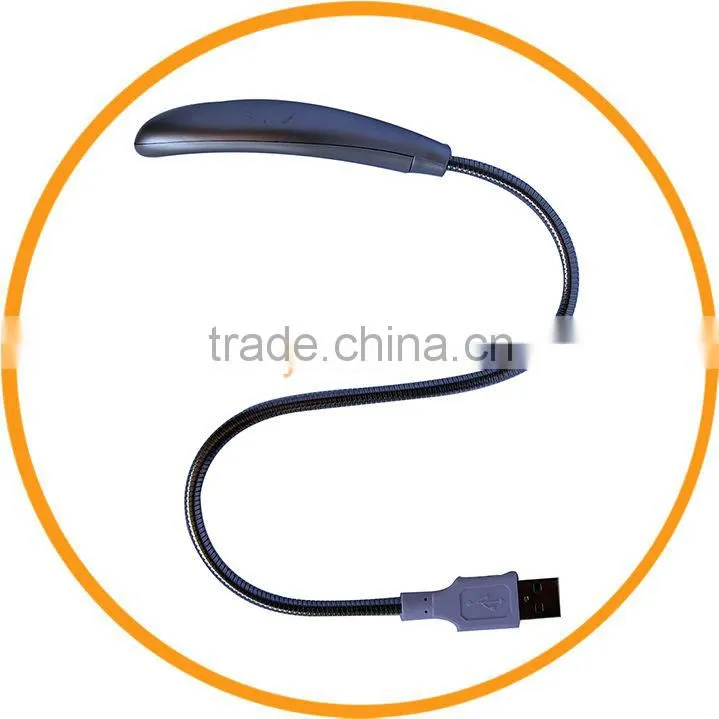 USB 3 LED Flexibly Metal Material Lamp Light for Notebook PC from dailyetech