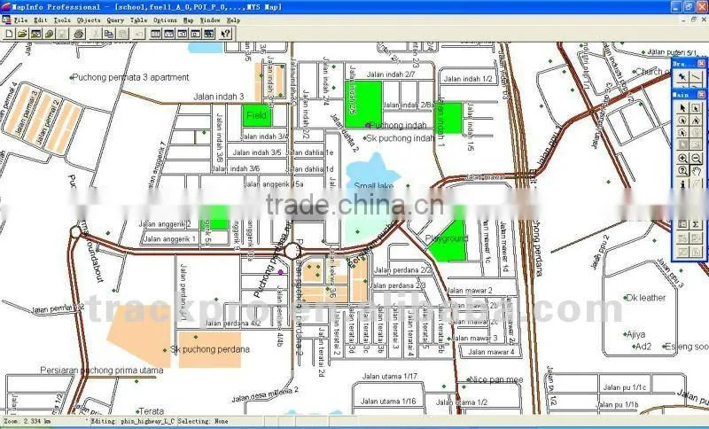 Trackpro Malaysia Digital Mapinfo Map