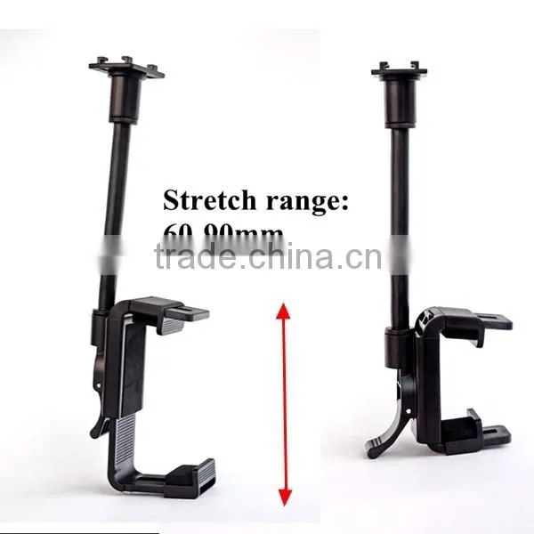 Best selling anti-slip flexible gooseneck car mirror holder for universal mobile phone