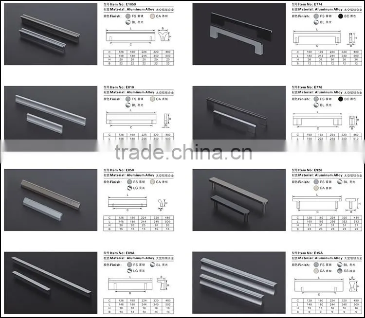 australian standard renovation kitchen cabinets door shoe aluminum hardware handles