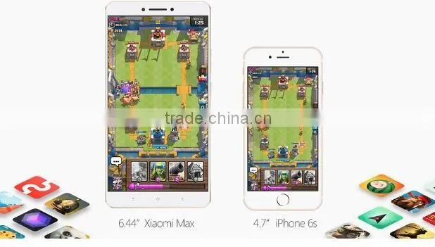 Original Xiaomi Mi MAX Mobile Phone Snapdragon 650 Hexa Core 3GB RAM 32GB ROM 6.44" 4850mAh google play MIUI Fingerprint ID