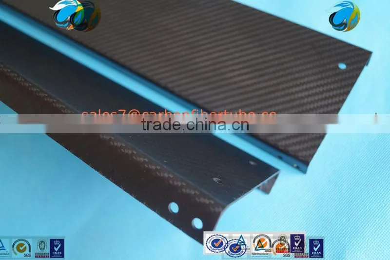 Custom OEM pultrusion carbon fiber shape profile , carbon fibre profile Manufacturer