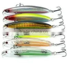 9cm/9.8g Bionic Bait Fishing Lure Minnow Tackle Fishing Bait Hooks Kit