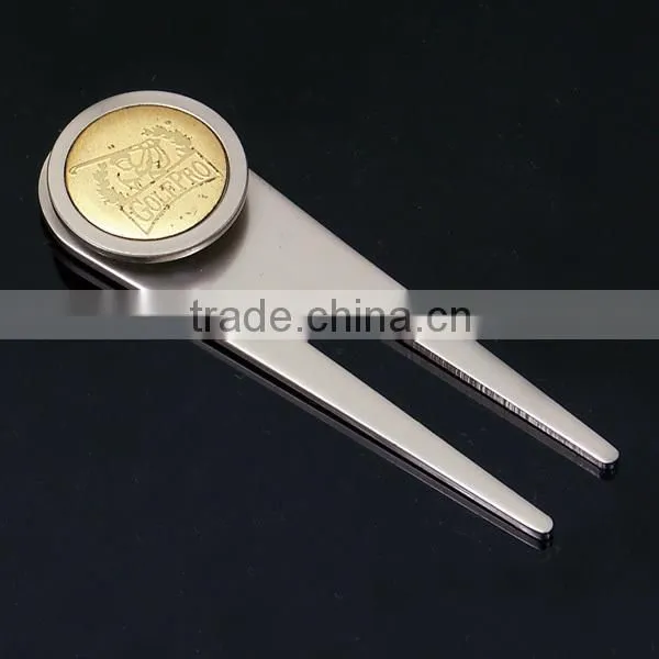 custom golf divot repair tool,golf divot tool,golf fork
