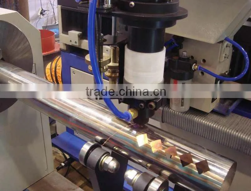 Laser Cutting Steel Tube with Rotary Device