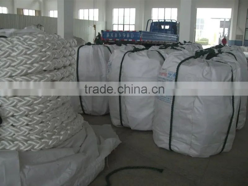 2 inch nylon rope/mooring rope/8 strand polypropylene rope