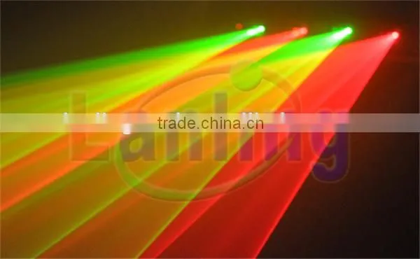 Four Lens 2xRed and 2xGreen stage laser lighting