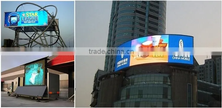 Easy Fixed Installation P 10 Outdoor Full Color Led Display