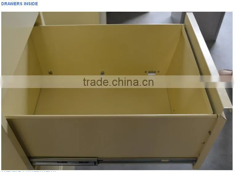 2015 hot selling high quality mobile pedestal 2/3-drawers office steel filing cabinets