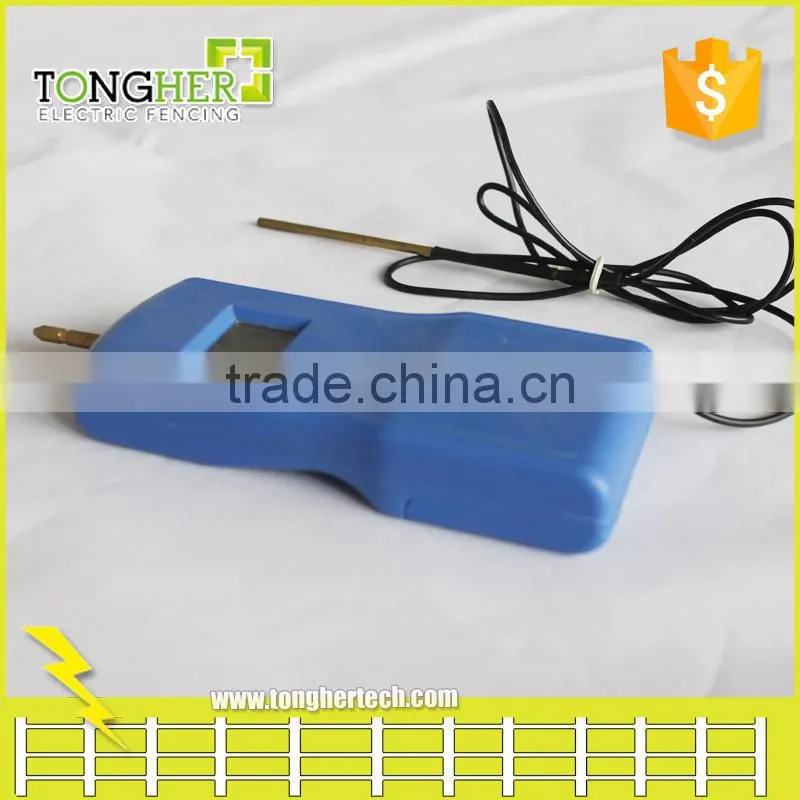 LCD electric fence voltmeter,solar fence tester,electric fence fault finder for livestock