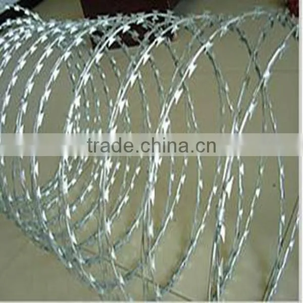 the seller of hot dipped galvanized concertina razor barbed wire (factory price)