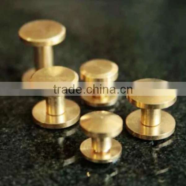 solid brass rivets Dongguan hardware factory