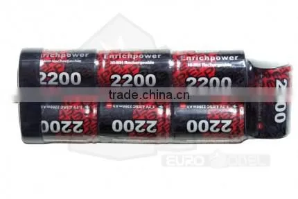 Airsoft gun battery 7.2V 5000mAh 10C rc nimh battery