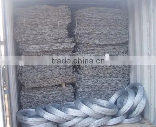 80x100 90x120 hot dipped galvanized gabion box / gabion mattresses / gabion basket
