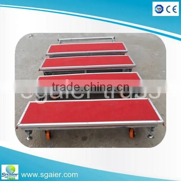 China Aluminum Folding Choir Stage Chorus Stage Choral Riser