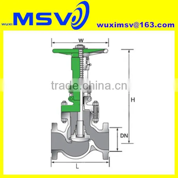 Casing Stainless Steel ,Globe Valve 1/2" to 24" BS 1873,ASME B16.34