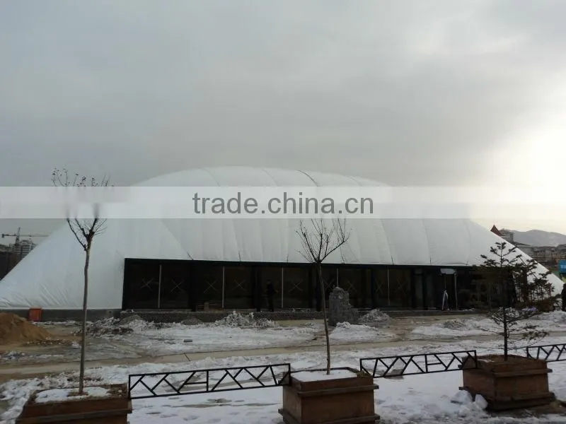 PVC pneumatic membrane structure architecture,large inflatable tent