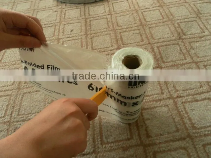 plastic prefolded masking film