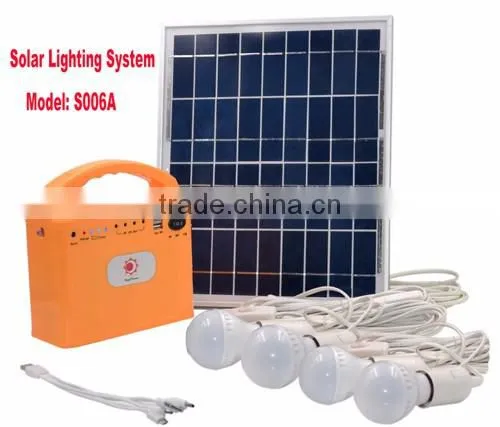 Top selling small solar power system home lighting for home 10W / 20W / 100W
