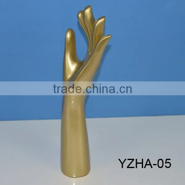 Wholesale Fashion display fiberglass jewelry hands mannequins
