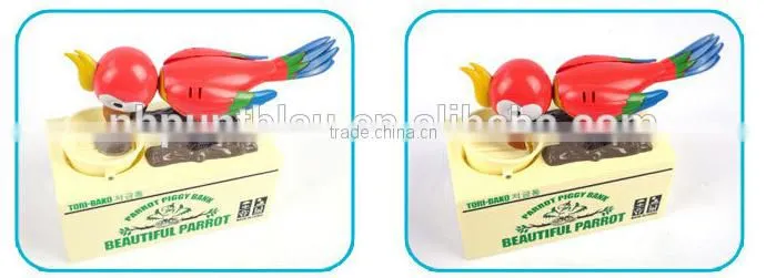 coin bank money box plastic electronic cute bird coin saving