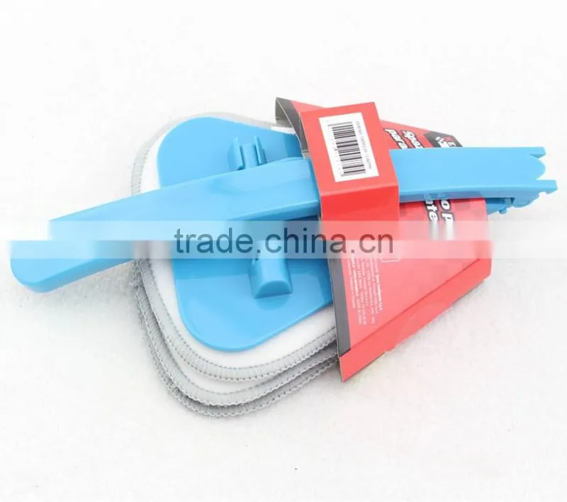 Use Wet or Dry Long Handle Cleaner Auto Glass Cleaner Wiper for keep Windshields Windows Clean