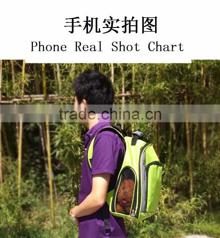 Factory Directly Outdoor Travel Pet Carrier Side Open Dog Cat Backpack, Fashion Design Net Cloth Breathable Pet Carrier Backpack