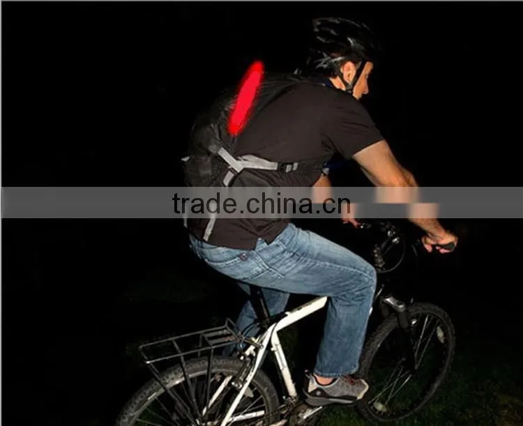 Custom logo outdoor sport running red warning led safety armband
