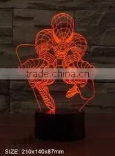 3D effect dice shape USB charging desktop night light