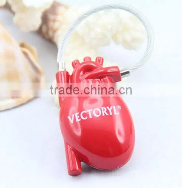 Human heart shape combination lock