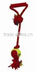 Good quality cotton rope with plastic bone dog toys