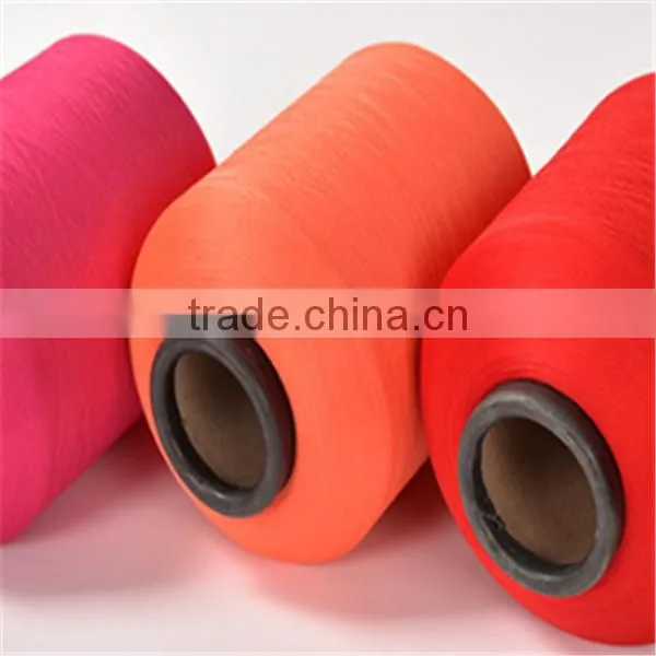 40100 Polyester/Spandex covered SCY yarn dyed