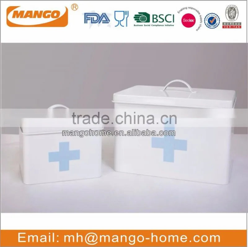 Hot Sale Indoor Colorful Metal First aid medicine box