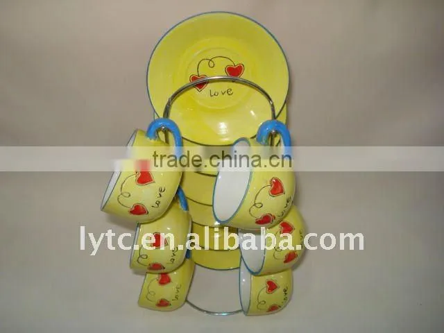 12 pcs dinnerware porcelain tea set