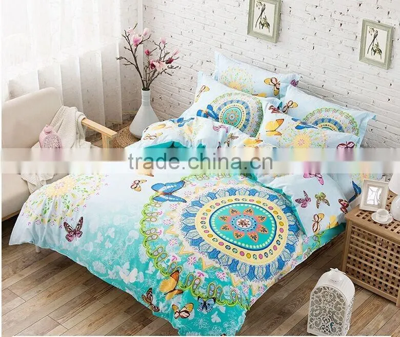 Elegant Pinkie Lady Princess Bedding Set of Sun and Butterfly, High Quality Girls Bedding Set BF11-05143c