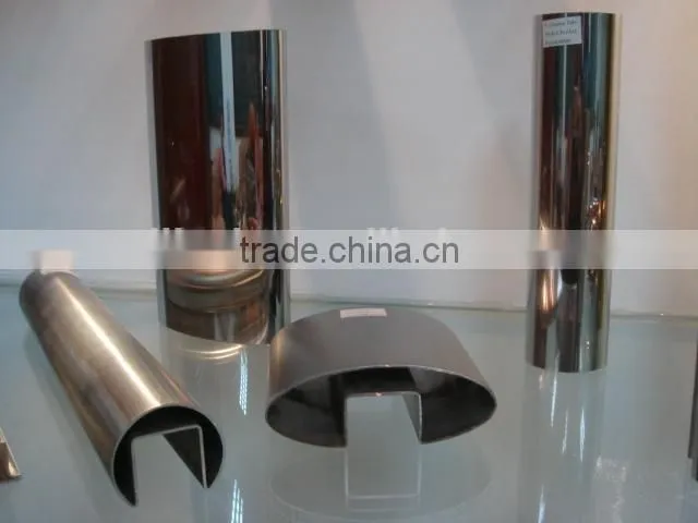 Hardware Product AISI304/316 Stainless Steel U-Shape Channel Pipe for Interior and Exterior Stairs