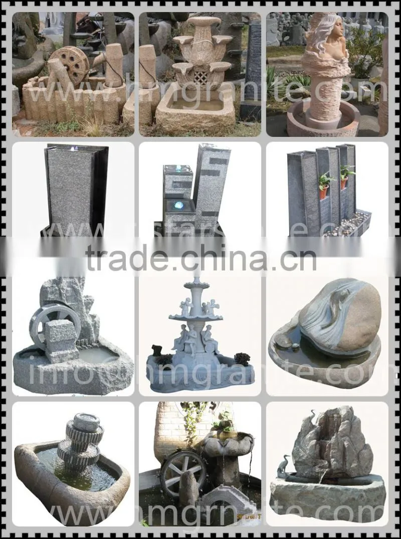 Indoor and outdoor stone garden water fountain water feature